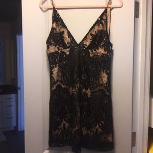 Free People Night Shimmers Mini Dress